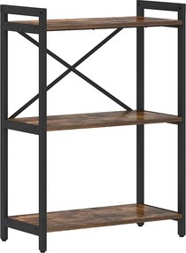 vidaXL Ράφι Βιβλίων 60 x 30 x 85 cm Επεξεργασμένο Ξύλο Καπνιστό Δρύς