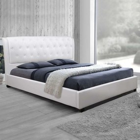 Κρεβάτι Odalys HM549.01 Με Τεχνόδερμα White Διπλό Τεχνόδερμα
