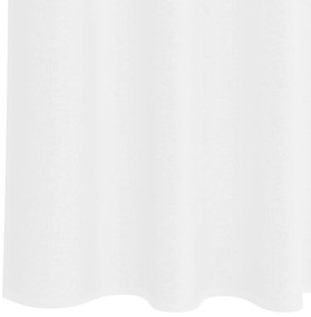 vidaXL Κουρτίνες με κουρτίνες 2 pcs Λευκό 140 x 225 cm Πολυεστέρας