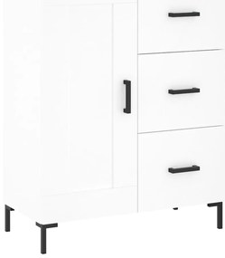 vidaXL Ντουλάπι Λευκό 69,5x34x180 εκ. από Επεξεργασμένο Ξύλο