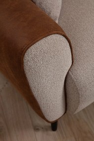 Corner Sofa-Bed Aren Right - Beige, Cinnamon Beige
Cinnamon