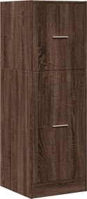 vidaXL Συρταριέρα Γενικής Χρήσης Καφέ Δρυς 40x41x118 εκ. Επεξ. Ξύλο