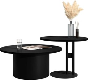 Τραπεζάκια Σαλονιού Monar-Μαύρο