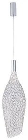 Κρεμαστό Φωτιστικό Οροφής LED 7,6W Φιάλη Arte Illumina Perforato Eurolamp-144-15060-Χρώμιο 144-15060