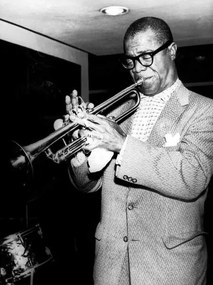 Φωτογραφία Jazzman Louis Armstrong December 18, 1956