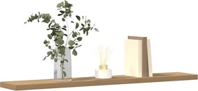 vidaXL Ράφια Τοίχου 4 τεμ. Artisan Δρυς 60x20x1,5εκ. από Επεξεργ. Ξύλο
