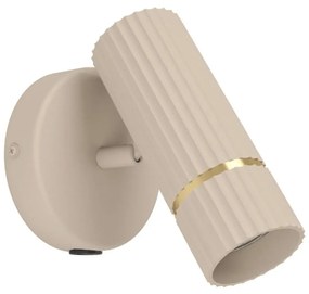 Φωτιστικό Τοίχου - Απλίκα Caminia 901153 11x15,5cm 1xGU10 Ecru-Gold Eglo