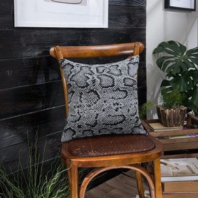 Μαξιλαροθήκη Διακοσμητική Malibu 11 Grey Teoran 43X43 Acrylic,Cotton,Polyester