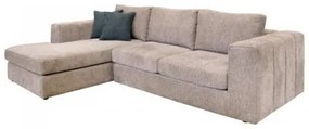 ΚΑΝΑΠΕΣ Fylliana Mondiva ΑΡΙΣΤΕΡΗ ΓΩΝΙΑ ΜΠΕΖ ΧΡΩΜΑ 280x180x83εκ 831-225-035