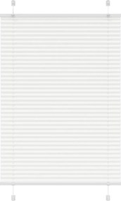 vidaXL Πλισέ περσίδα Λευκό 95x150 cm Πλάτος υφάσματος 94,4 cm