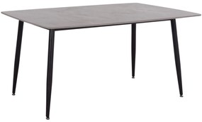 ΤΡΑΠΕΖΙ RAVEN HM18150.13 ΚΕΡΑΜΙΚΟ TOP ΜΕ ΟΨΗ ΓΚΡΙ ΜΑΡΜΑΡΟ 160x80x74Υεκ.