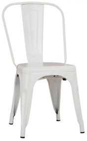 Καρέκλα MELITA Μεταλλική σε Λευκό Ματ 43x50x82Υεκ. 43x50x82 εκ.