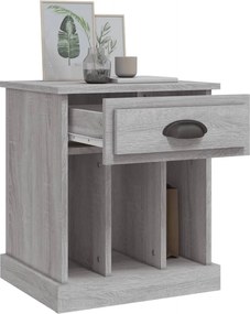 vidaXL Κομοδίνο Γκρι Sonoma 43x36x50 εκ.