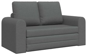 vidaXL Κρεβάτι καναπές Σκούρο γκρι 148 x 71 x 83 εκ. ύφασμα