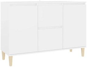 vidaXL Μπουφές Λευκός 101 x 35 x 70 εκ. από Επεξεργασμένο Ξύλο