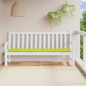 vidaXL Μαξιλάρι Πάγκου Κήπου Αν. Πράσινο 200x50x4 εκ. Ύφασμα Oxford