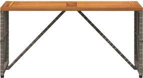 vidaXL Εξωτερικό Τραπέζι Γκρι 80 x 40 x 40 cm