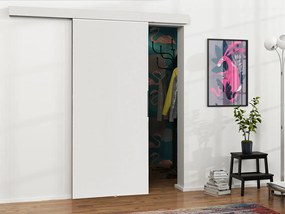 Συρόμενες πόρτες Dover 143, 28 kg, Άσπρο, Πλαστικοποιημένη μοριοσανίδα, Αλουμίνιο | Epipla1.gr