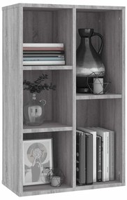 vidaXL Βιβλιοθήκη/Βοηθητικό Ντουλάπι Γκρι Sonoma 50x25x80 εκ Επεξ Ξύλο