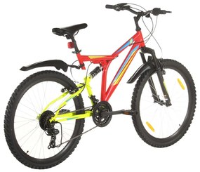 Ποδήλατο Mountain 26'' Κόκκινο με 21 Ταχύτητες 49 εκ. - Κόκκινο