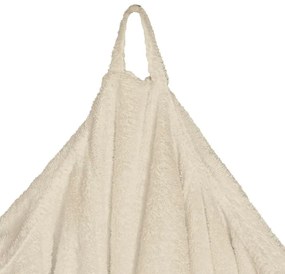 vidaXL Μπουρνούζι KINN Κρεμ M Βαμβάκι