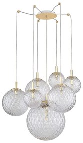 Φωτιστικό Οροφής Cadix 4608 7xG9 6W 200x150cm Gold TK Lighting