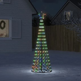 vidaXL Φωτιστικό Χριστουγεννιάτικο Δέντρο 275 LED Πολύχρωμο 180 εκ.
