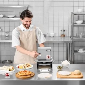 VEVOR 6 in Electric Pizza Dough Press Machine Commercial Pizza Pastry Sheeter