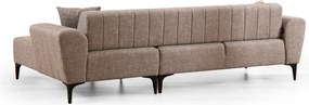 Corner Sofa-Bed Hamlet Right - Light Brown Light Brown