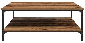 vidaXL Τραπεζάκι σαλονιού Παλαιό ξύλο 100 x 100 x 40 cm