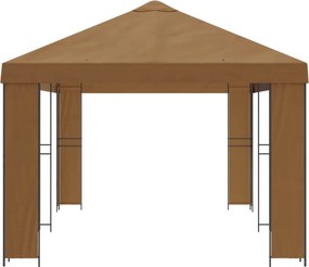 vidaXL Κήπος Γκαζebo 6 x 3 m Μπεζ Πολυεστέρας και Χάλυβας 190