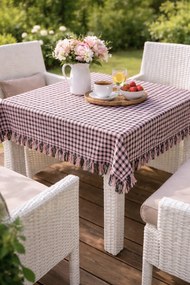 Stewehome τραπεζομάντηλο με μικρό καρό σχέδιο 140x140 cm