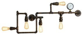 Φωτιστικό Τοίχου - Απλίκα I-Amarcord-PL5 Rust Luce Ambiente Design Metal
