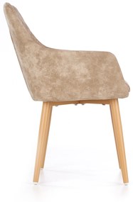 K287 chair, color: beige DIOMMI V-CH-K/287-KR-BEŻOWY