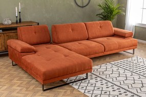 Corner Sofa Mustang Large Left - Orange Orange
