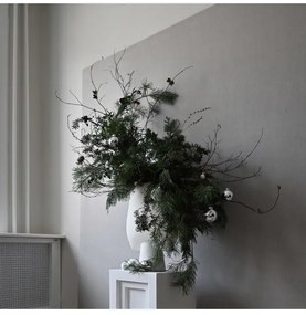 Βάζο Sphere Square Big, Κεραμικό, Λευκό, 43,5 x 17 x 33,5cm, 101 COPENHAGEN