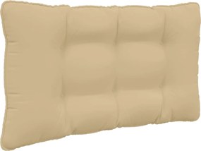 vidaXL Μαξιλάρι Καναπέ Εξωτερικού Χώρου 2 pcs Μπεζ Πολυεστέρας