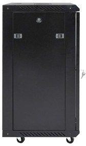 vidaXL Καμπίνα Δικτύου με Περιστ. Πόδια 15U 19" IP20 60x45x86 εκ.