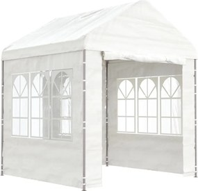 vidaXL Κιόσκι με Τέντα Λευκό 2,28 x 2,23 x 2,69 μ. από Πολυαιθυλένιο