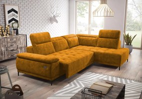 Γωνιακός καναπές Jolie-Portokali-Δεξιά