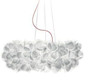 Φωτιστικό Οροφής Clizia 130 Mama Non Mama 130cm E27 15x12W White - Red Wire Slamp PC