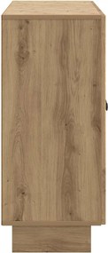 vidaXL Πλαϊνό γραφείο Artisan Δρυς 89 x 34,5 x 80 εκ