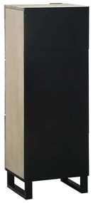 vidaXL Ντουλάπες & ράφια αποθήκευσης μέσων Λευκό και Μαύρο