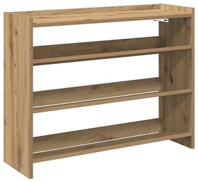 vidaXL Ράφι παπουτσιών  Artisan Oak 80x25x62 cm Κατασκευασμένο ξύλο