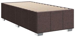 ΚΡΕΒΑΤΙ BOXSPRING ΜΕ ΣΤΡΩΜΑ ΣΚΟΥΡΟ ΚΑΦΕ 90X200 ΕΚ. ΥΦΑΣΜΑΤΙΝΟ 3289268