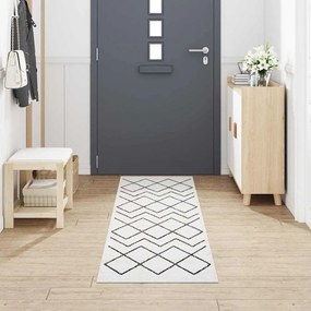 vidaXL Χαλί Κουζίνας Geometric Γεωμετρικό 60 x 300 cm Βελούδο