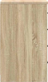 vidaXL ντουλάπι αποθήκευσης γκαράζ 30x51x85 εκ μασίφ ξύλο πεύκο