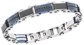 Βραχιόλι Senza Men&#039;s Steel Double Face