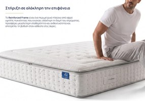 Στρώμα Onesleep, Verso Adapt Sleep Technology, 180x200x28, Μέτριο