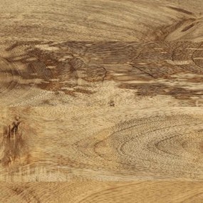 Κομοδίνα 2 τεμάχια καφέ 40x33x46 cm από μασίφ ξύλο Mango - Καφέ